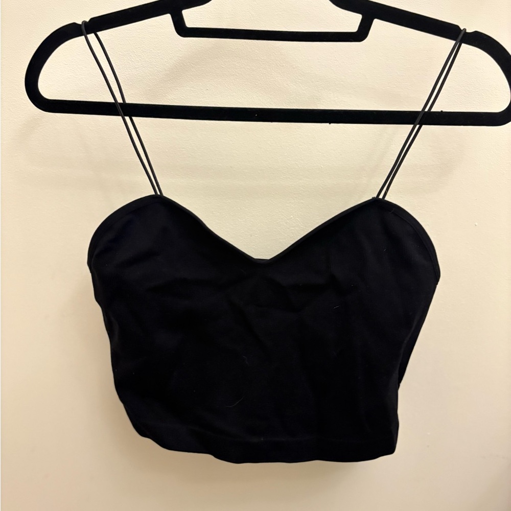 Black Women's Crop Top